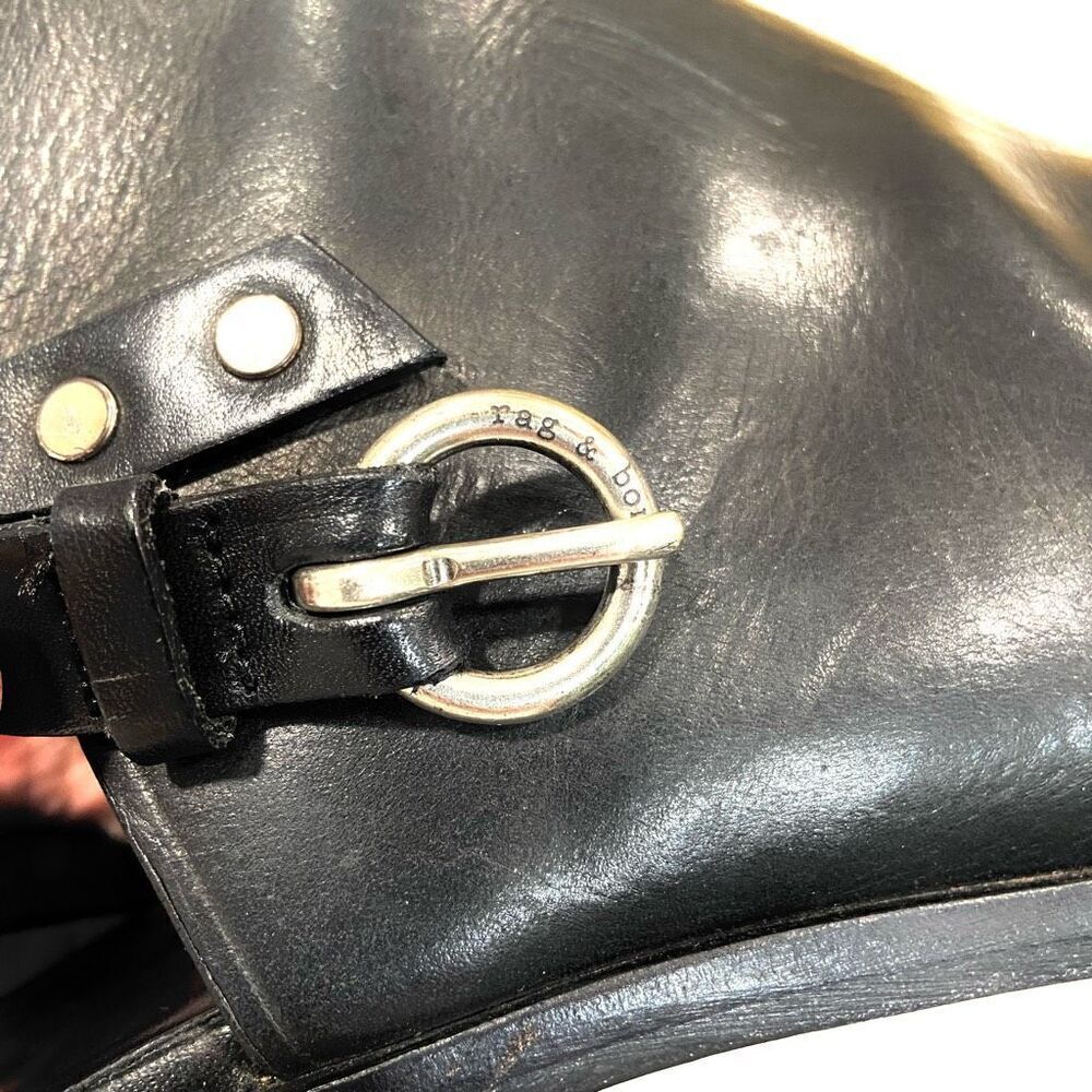 RAG & BONE Leather Heeled Sandals - Picture 7 of 10